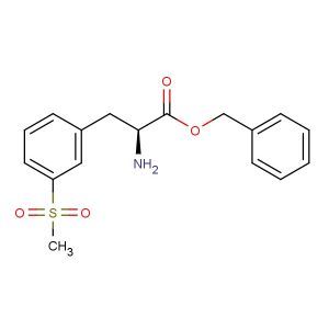 benzyl (S)-2-amino-3-(3-(methylsulfonyl)phenyl)propanoate