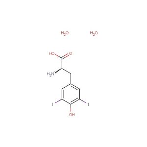 (S)-2-amino-3-(4-hydroxy-3,5-diiodophenyl)propanoic acid dihydrate