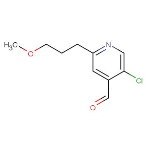 5-chloro-2-(3-methoxypropyl)pyridine-4-carbaldehyde