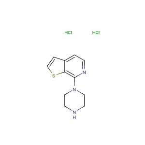 7-(piperazin-1-yl)thieno[2,3-c]pyridine dihydrochloride