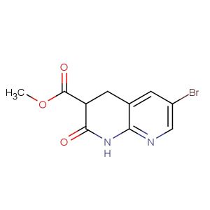 6-bromo-1,2,3,4-tetrahydro-2-oxo-1,8-naphthyridine-3-carboxylic acid methyl ester