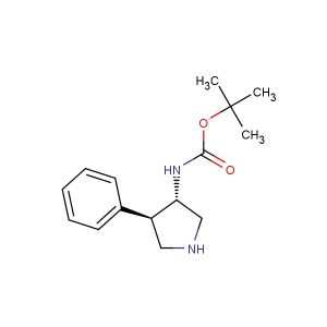 tert-butyl (3S,4R)-4-phenylpyrrolidin-3-ylcarbamate