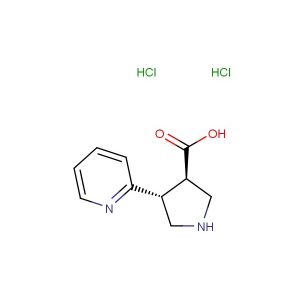 (3R,4R)-4-(pyridin-2-yl)pyrrolidine-3-carboxylic acid dihydrochloride