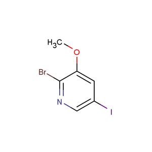 2-bromo-5-iodo-3-methoxypyridine