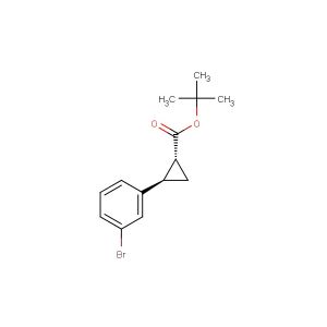 (1R,2R)-tert-butyl 2-(3-bromophenyl)cyclopropanecarboxylate
