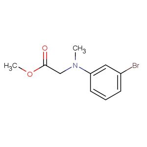methyl 2-((3-bromophenyl)(methyl)amino)acetate