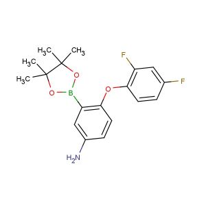 4-(2,4-difluorophenoxy)-3-(4,4,5,5-tetramethyl-1,3,2-dioxaborolan-2-yl)aniline