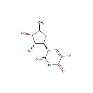 Doxifluridine(Synonyms: Ro 21-9738; 5-Fluoro-5'-deoxyuridine; 5'-DFUR)