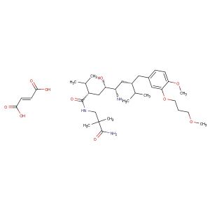 Aliskiren hemifumarate(Synonyms: CGP 60536 hemifumarate; CGP60536B hemifumarate; SPP 100 hemifumarate)