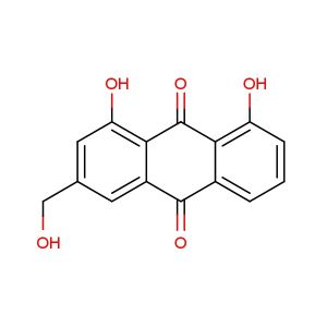 Aloe emodin(Synonyms: Rhabarberone; 3-Hydroxymethylchrysazine)