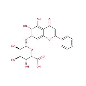 Baicalin(Synonyms: Baicalein 7-O-  -D-glucuronide)
