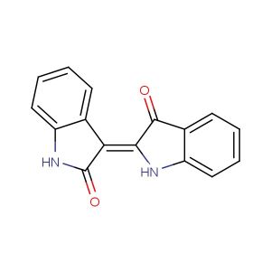 Indirubin(Synonyms: Couroupitine B; Indigo red; Indigopurpurin)