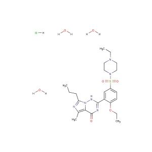 Vardenafil hydrochloride trihydrate