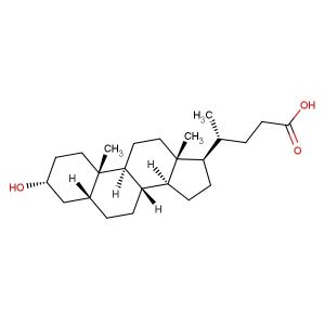 Lithocholic acid(Synonyms: 3ϫ-Hydroxy-5  -cholanic acid)