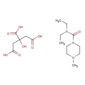 Diethylcarbamazine citrate