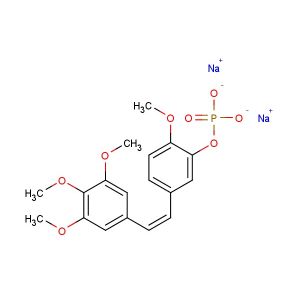 Fosbretabulin disodium(Synonyms: CA 4DP; CA 4P; Combretastatin A4 disodium phosphate)