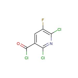 2,6-dichloro-5-fluoropyridine-3-carbonyl chloride
