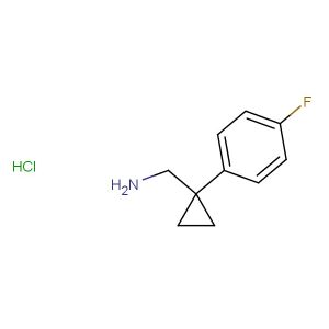 [1-(4-fluorophenyl)cyclopropyl]methanamine hydrochloride