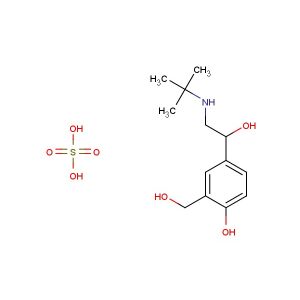 Salbutamol hemisulfate(Synonyms: Albuterol hemisulfate; AH-3365 hemisulfate)