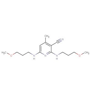 2,6-bis[(3-methoxypropyl)amino]-4-methylpyridine-3-carbonitrile