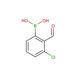 (3-chloro-2-formylphenyl)boronic acid