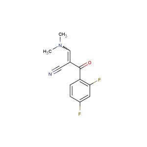 2-(2,4-difluorobenzoyl)-3-(dimethylamino)prop-2-enenitrile