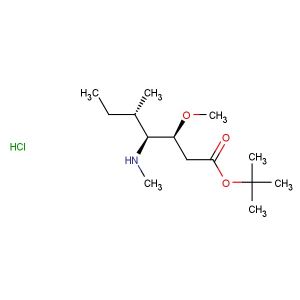 tert-butyl (3S,4S,5S)-3-methoxy-5-methyl-4-(methylamino)heptanoate hydrochloride