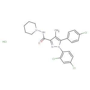 Rimonabant Hydrochloride(Synonyms: SR 141716A Hydrochloride)