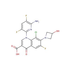 Delafloxacin(Synonyms: RX-3341; WQ-3034; ABT492)