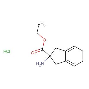 ethyl 2-amino-2,3-dihydro-1H-indene-2-carboxylate hydrochloride