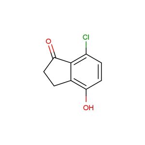 7-chloro-4-hydroxy-2,3-dihydro-1H-inden-1-one