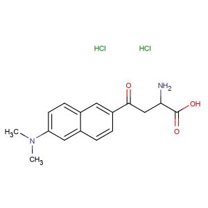 2-amino-4-(6-(dimethylamino)naphthalen-2-yl)-4-oxobutanoic acid dihydrochloride
