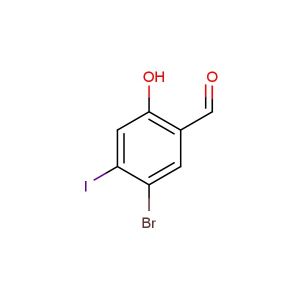 5-bromo-2-hydroxy-4-iodobenzaldehyde