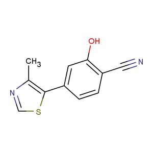 2-hydroxy-4-(4-methylthiazol-5-yl)benzonitrile
