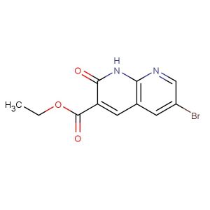 ethyl 6-bromo-2-oxo-1,2-dihydro-1,8-naphthyridine-3-carboxylate