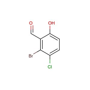 2-bromo-3-chloro-6-hydroxybenzaldehyde
