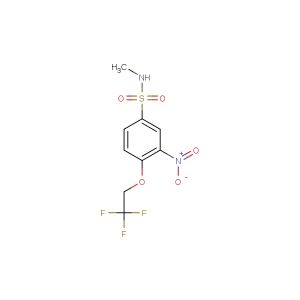 N-methyl-3-nitro-4-(2,2,2-trifluoroethoxy)benzenesulfonamide