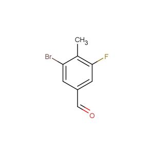 3-bromo-5-fluoro-4-methylbenzaldehyde