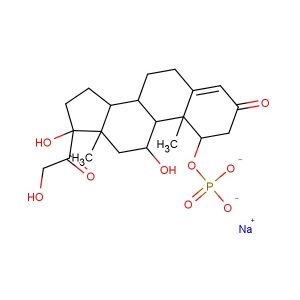 Hydrocortisone phosphate sodium(Synonyms: Hydrocortisone 21-phosphate sodium; Cortisol 21-phosphate sodium)