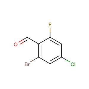 2-bromo-4-chloro-6-fluorobenzaldehyde