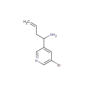 1-(5-bromopyridin-3-yl)but-3-en-1-amine