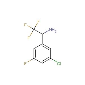 1-(3-chloro-5-fluorophenyl)-2,2,2-trifluoroethan-1-amine