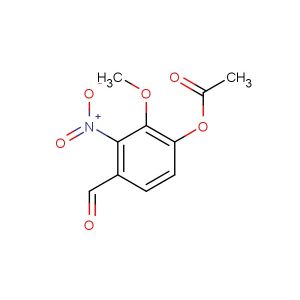 4-formyl-2-methoxy-3-nitrophenyl acetate