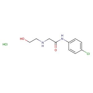 N-(4-chlorophenyl)-2-[(2-hydroxyethyl)amino]acetamide hydrochloride