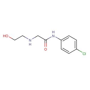 N-(4-chlorophenyl)-2-[(2-hydroxyethyl)amino]acetamide