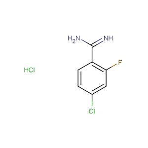 4-chloro-2-fluorobenzene-1-carboximidamide hydrochloride