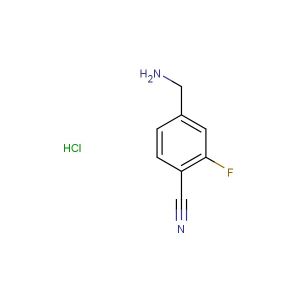 4-(aminomethyl)-2-fluorobenzonitrile hydrochloride