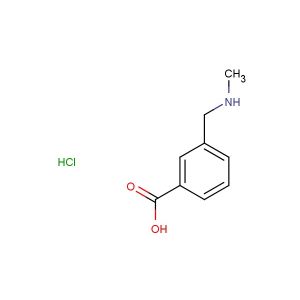 3-[(methylamino)methyl]benzoic acid hydrochloride