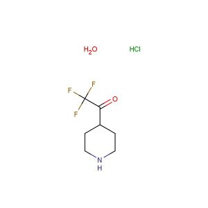 2,2,2-trifluoro-1-(piperidin-4-yl)ethan-1-one hydrate hydrochloride