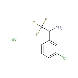 1-(3-chlorophenyl)-2,2,2-trifluoroethan-1-amine hydrochloride